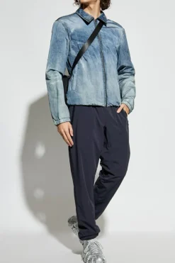 Diesel GRANATOWY Spodnie `P-ARDO-LONG`