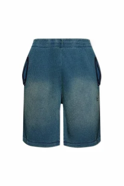 Diesel GRANATOWY Szorty `P-WAFY-SHORT`