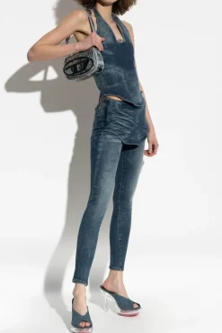 Diesel GRANATOWY Top `DE-JANICE-S`