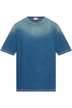 Diesel GRANATOWY T-shirt `T-BOXT-R11`
