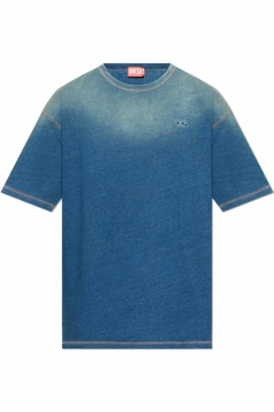 Diesel GRANATOWY T-shirt `T-BOXT-R11`