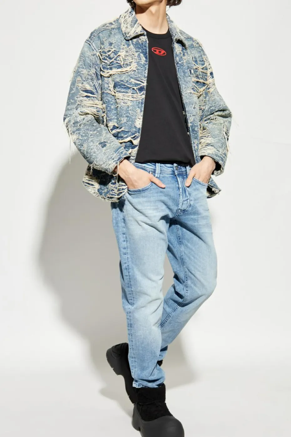 Diesel jasnoniebieski Jeansy `1986 LARKEE-BEEX`
