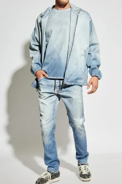 Diesel jasnoniebieski T-shirt `D-BOX `