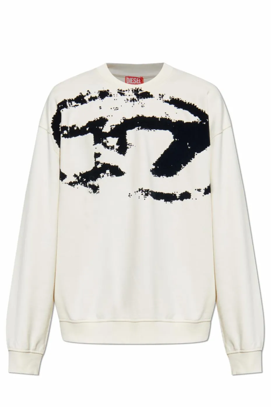 Diesel kremowy Bluza `S-BOXT-N5`