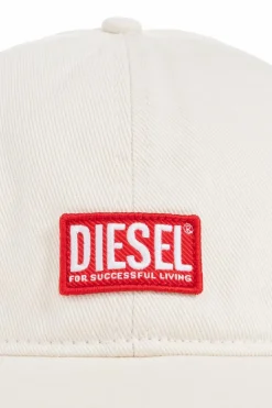 Diesel kremowy Czapka z daszkiem `CORRY-JACQ-WASH`