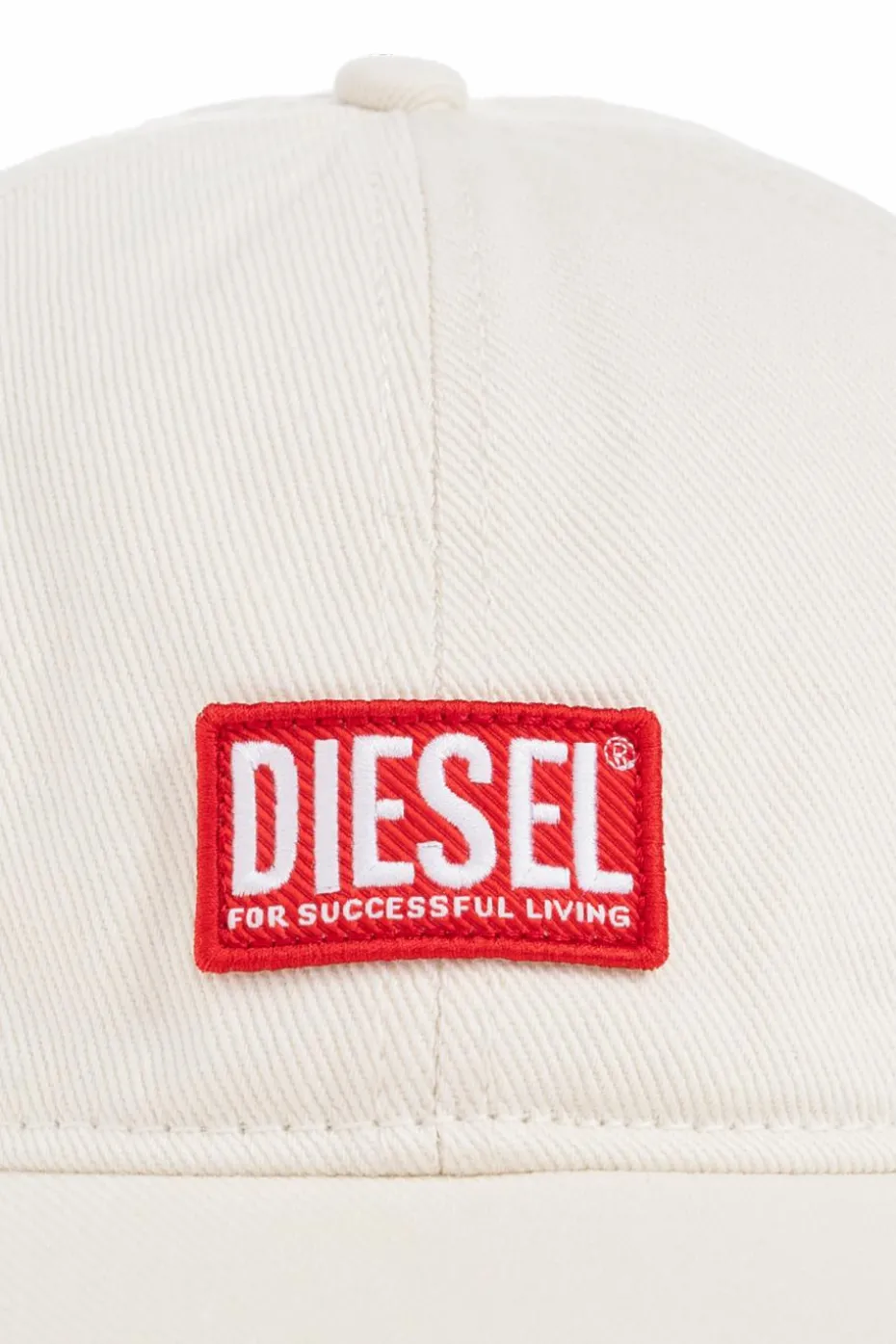 Diesel kremowy Czapka z daszkiem `CORRY-JACQ-WASH`