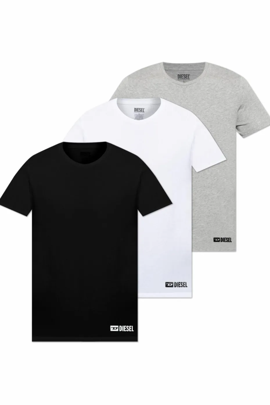 Diesel MULTIKOLOR Trójpak t-shirtów `RANDAL-D-BOX-3PACK`