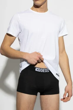 Diesel MULTIKOLOR Trójpak t-shirtów `RANDAL-D-BOX-3PACK`