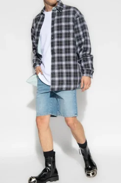 Diesel NIEBIESKI Jeansowe szorty