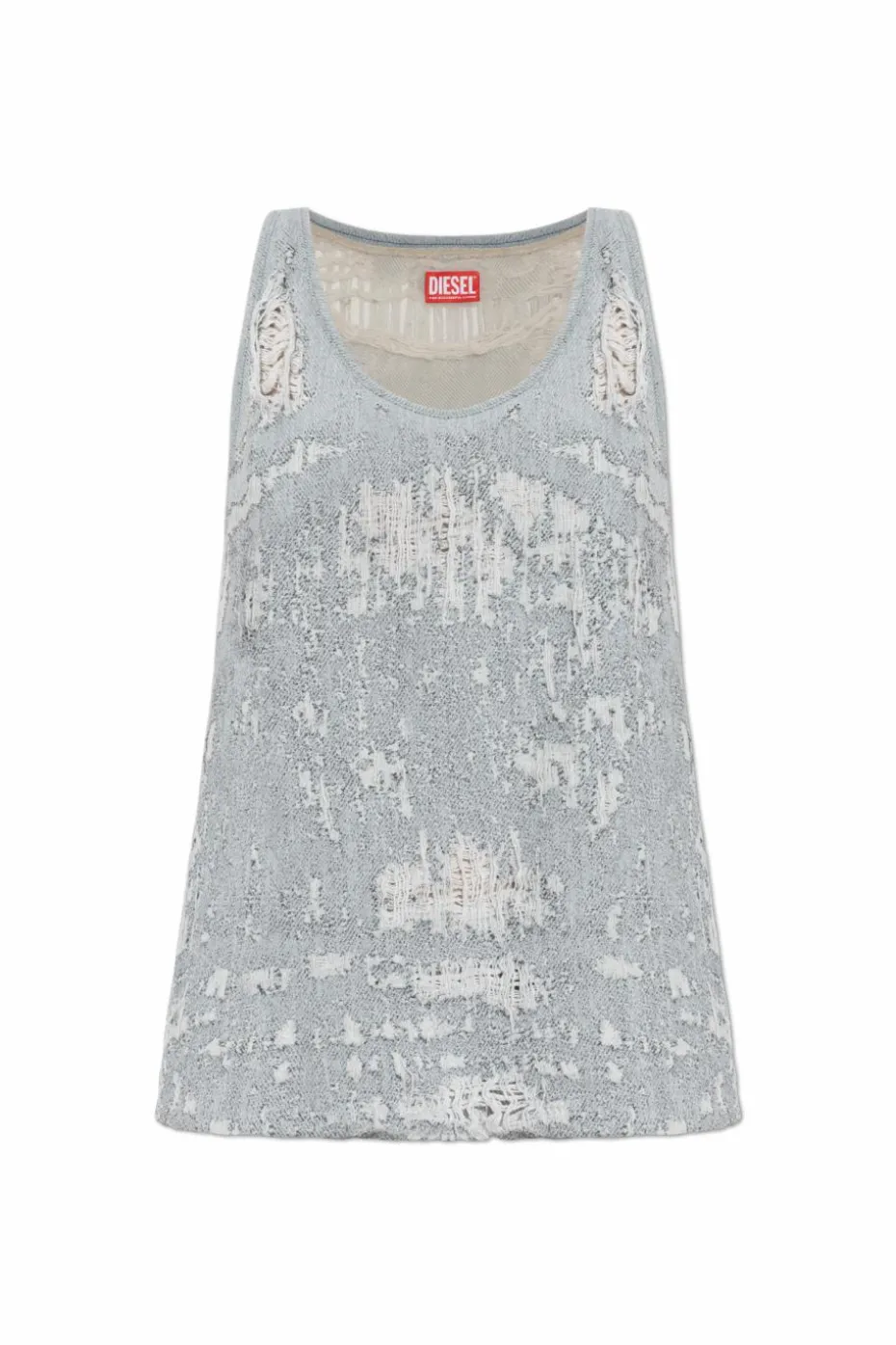 Diesel NIEBIESKI Jeansowy top `E-DALBY-FSG`