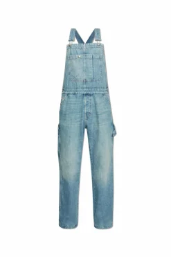Diesel NIEBIESKI Jeansowy kombinezon `D-FRAMU-U`