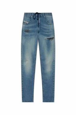 Diesel NIEBIESKI Jeansy `2032 D-KROOLEY-B JOGG`