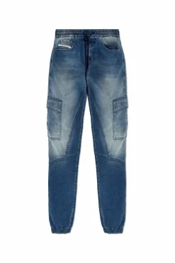 Diesel NIEBIESKI Jeansy `2051 D-URSY`