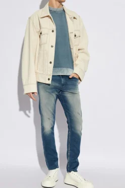 Diesel NIEBIESKI Jeansy `D-KROOLEY-B JOGG`