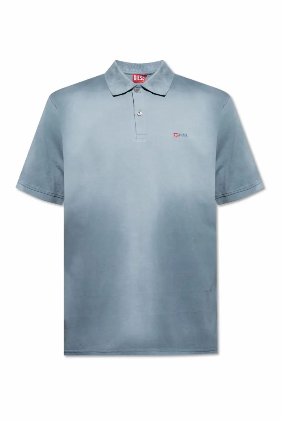 Diesel NIEBIESKI Polo z logo `T-REJUST-R3`