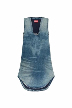 Diesel NIEBIESKI Sukienka `DE-LARIS--S`