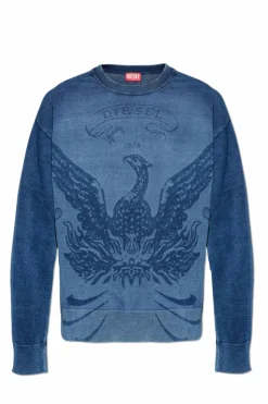 Diesel NIEBIESKI Sweter `K-FENICOL`