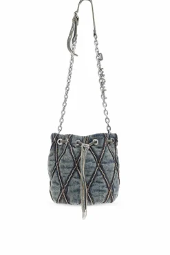 Diesel NIEBIESKI Torba na ramię `CHARM-D BUCKET S`