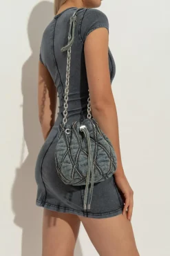 Diesel NIEBIESKI Torba na ramię `CHARM-D BUCKET S`