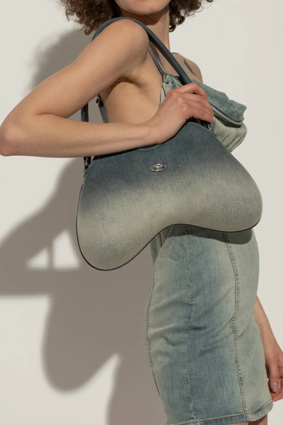 Diesel NIEBIESKI Torba na ramię `PLAY DOUBLE-D SHOULDER`