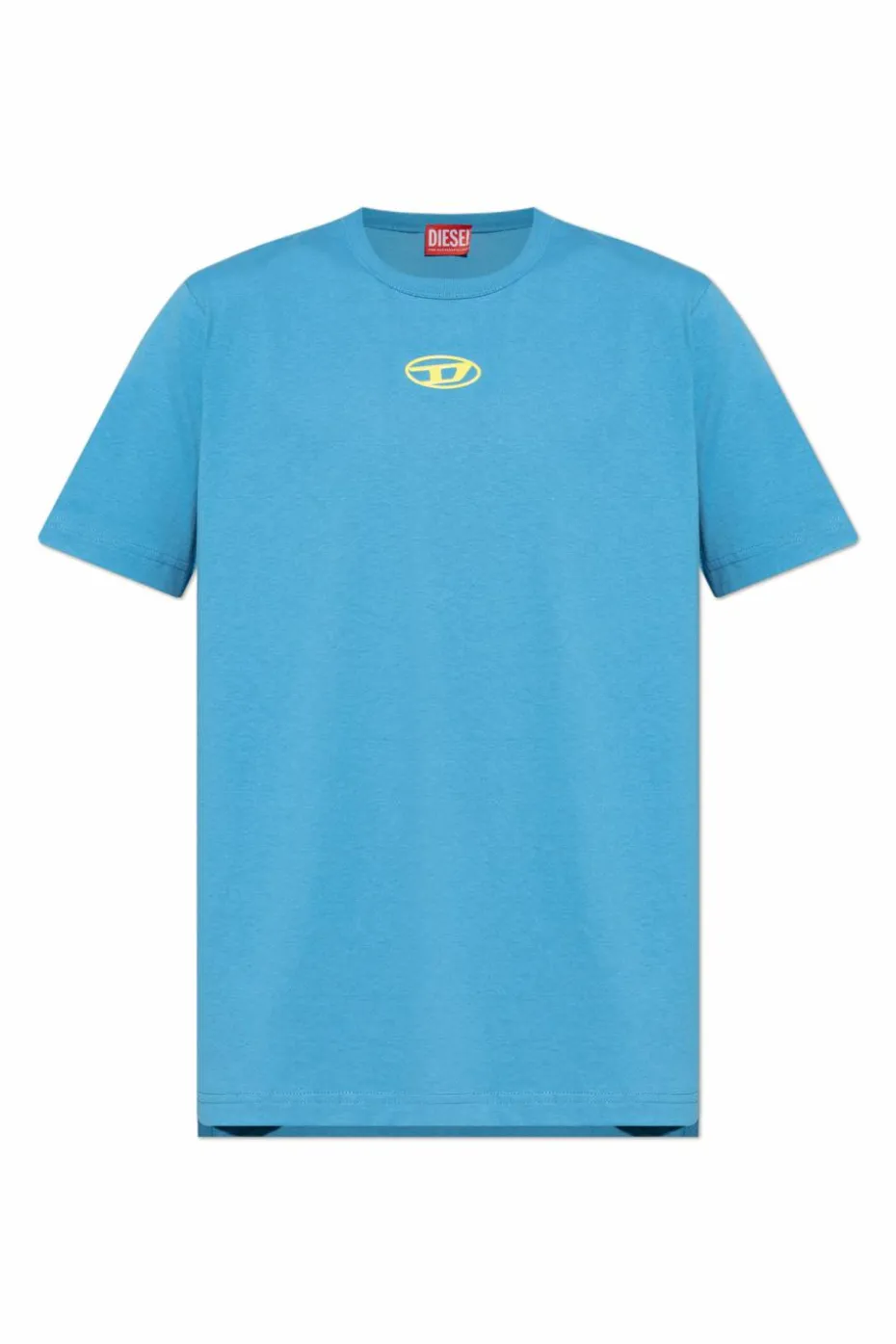 Diesel NIEBIESKI T-shirt `T-ADJUST`