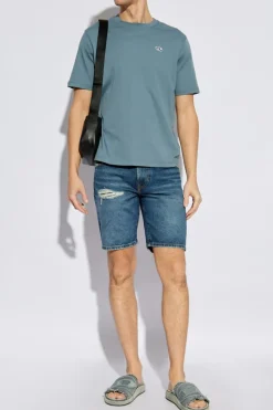 Diesel NIEBIESKI T-shirt `T-ADJUST-DOVAL-PJ`
