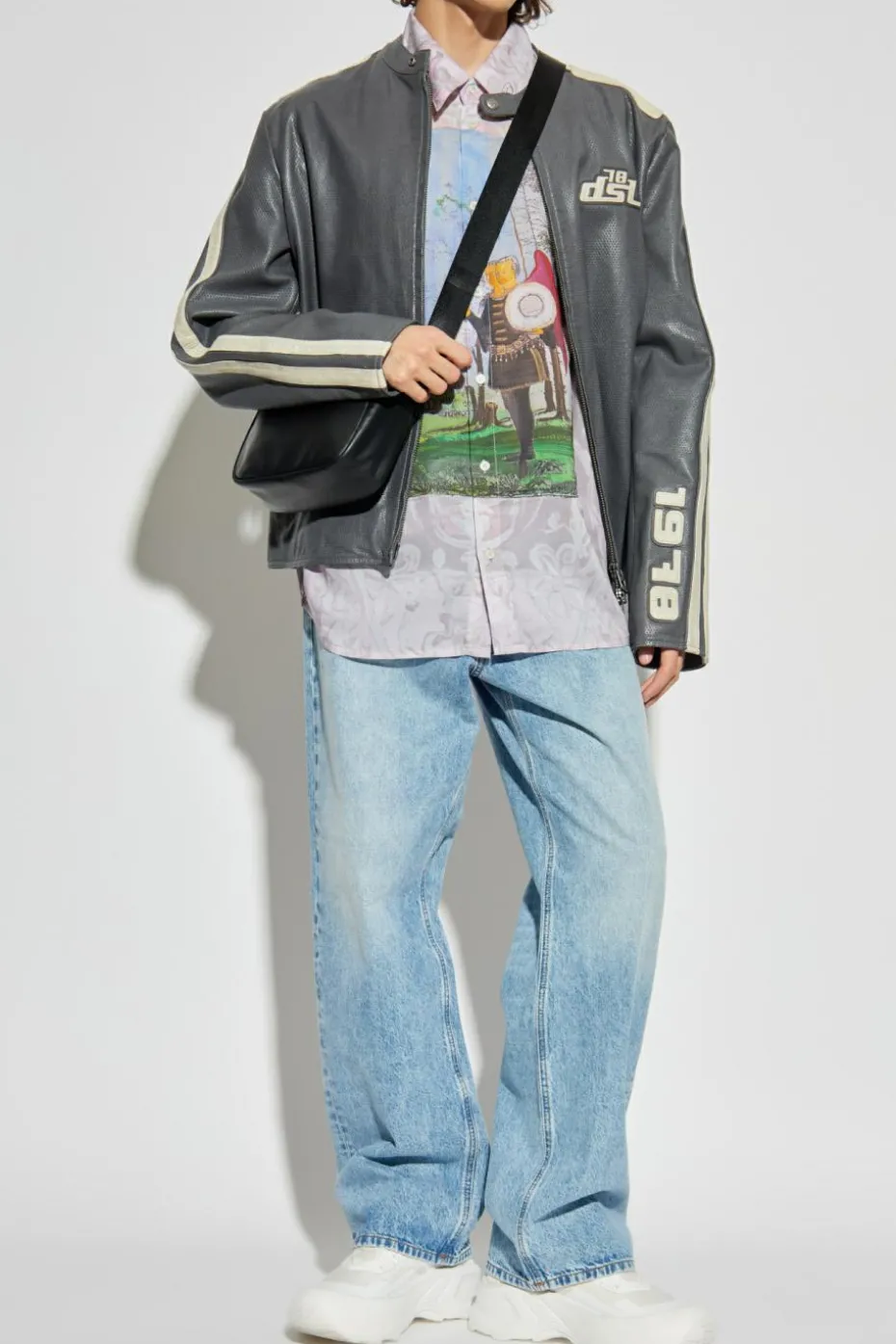 Diesel RÓŻOWY Koszula `S-SIMPLY-A-AJFW`