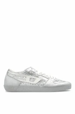 Diesel SREBRNY Buty sportowe ` S-LEROJI D-1 LOW`