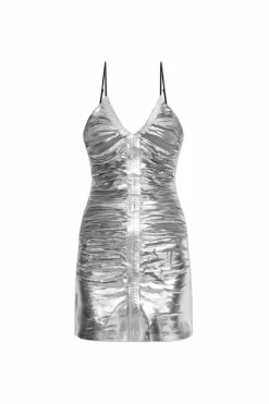 Diesel SREBRNY Sukienka `D-IAMANTE`