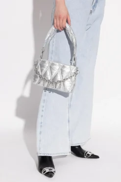 Diesel SREBRNY Torba na ramię `CHARM-D POUCH`