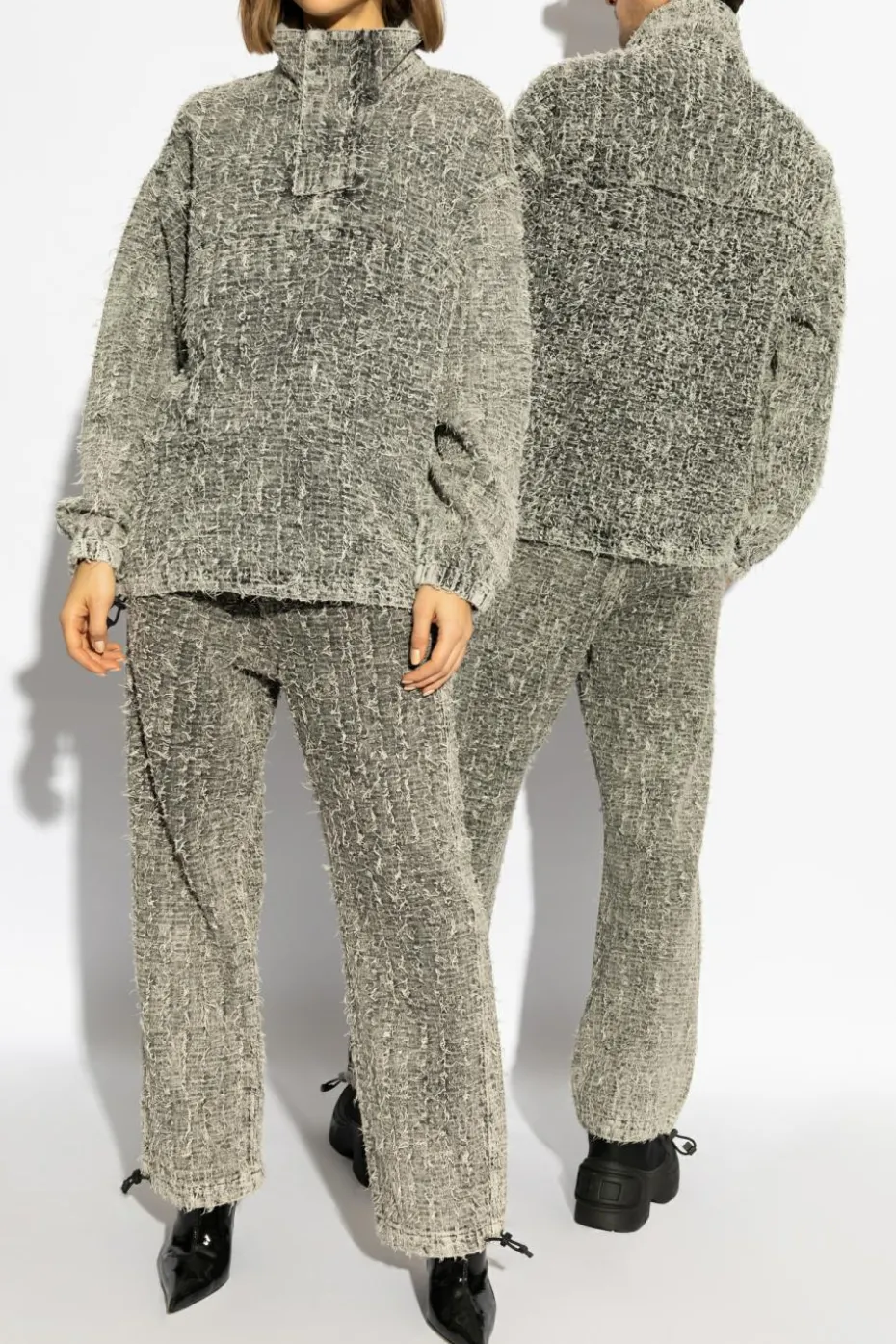 Diesel SZARY Bluza ‘D-FLOW-S2’