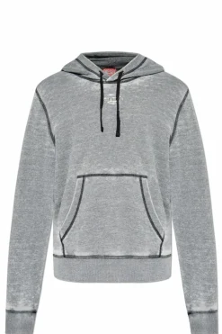 Diesel SZARY Bluza `S-GINN-HOOD`