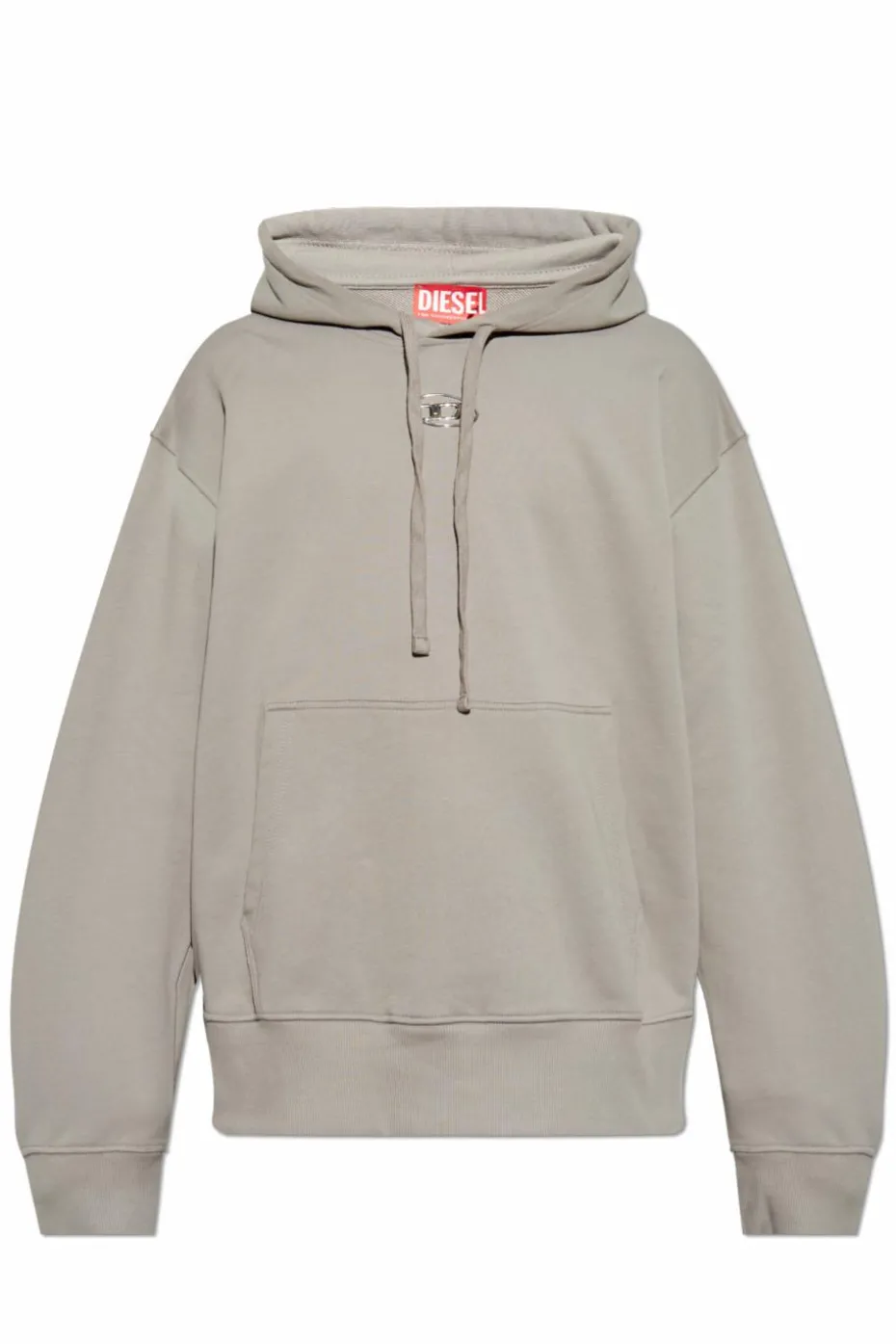 Diesel SZARY Bluza `S-MACS-HOOD-OD`