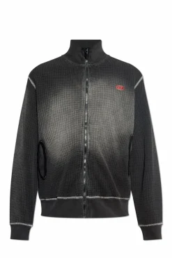 Diesel SZARY Bluza `S-WAFY-ZIP `