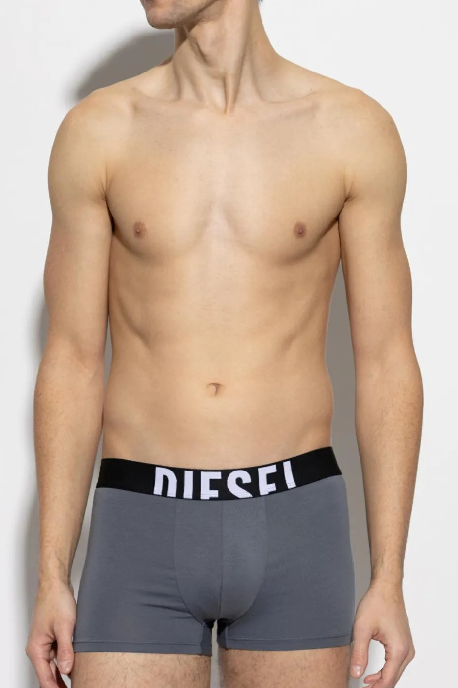 Diesel SZARY Bokserki ` DAMIEN-D-POP-40`