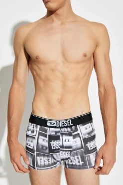 Diesel SZARY Bokserki `DAMIEN-D-BOX BOXER`