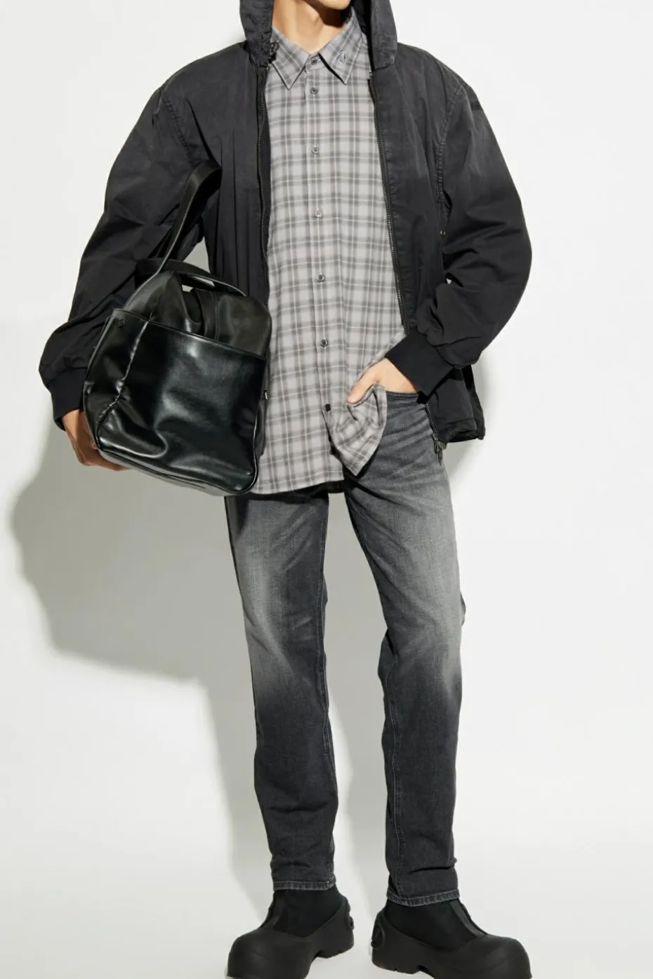 Diesel SZARY Jeansy ` 2023 D-FINITIVE` L.32