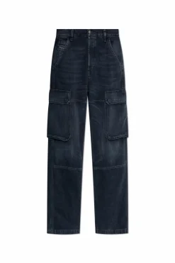 Diesel SZARY Jeansy D-POT-CARGO L.32