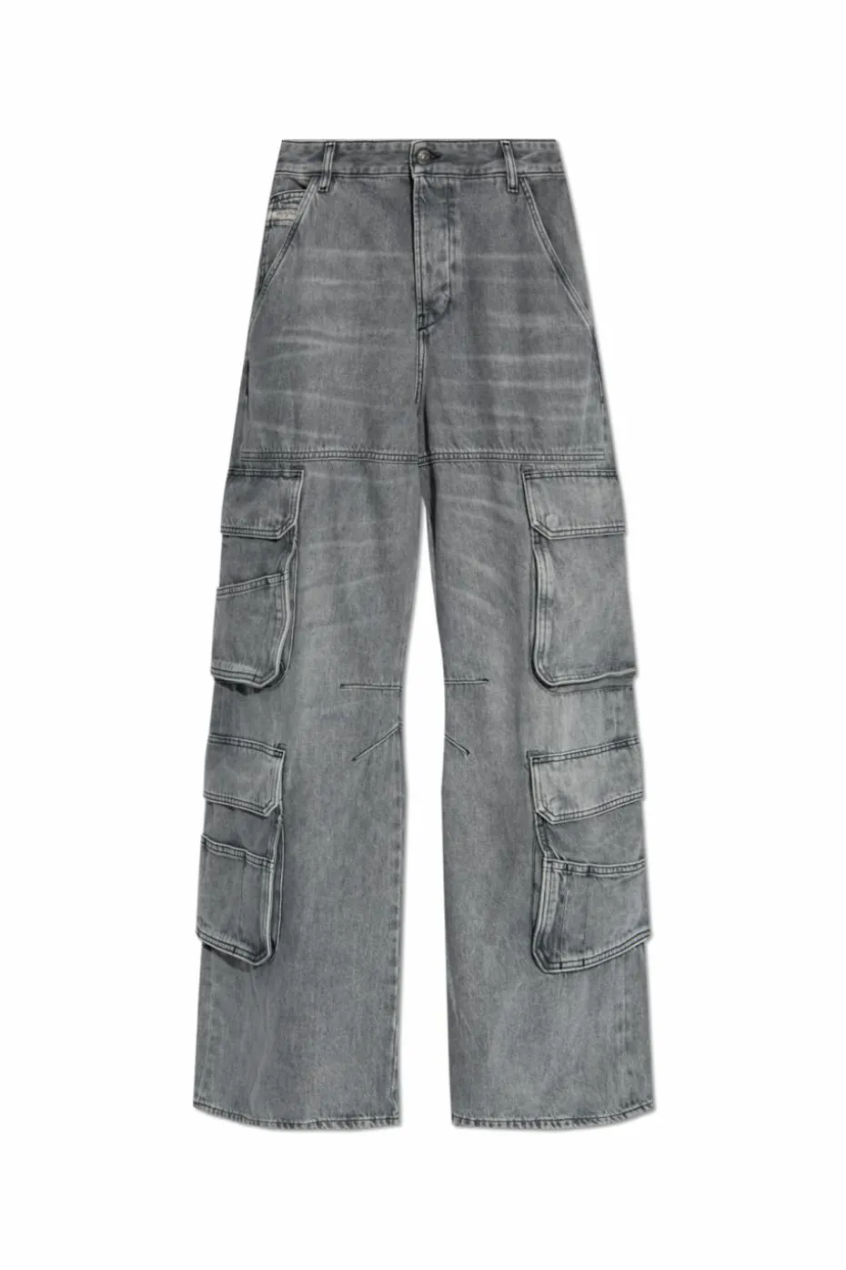 Diesel SZARY Jeansy `D-SIRE-CARGO L.32`