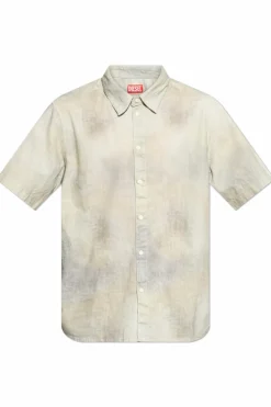 Diesel SZARY Koszula ` S-LEIE-SHORT`