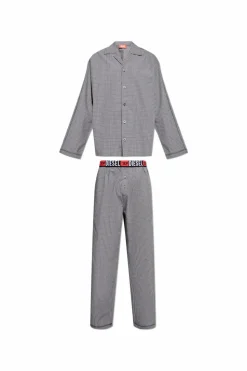 Diesel SZARY Koszula `SET-PAUL-D-CORE`