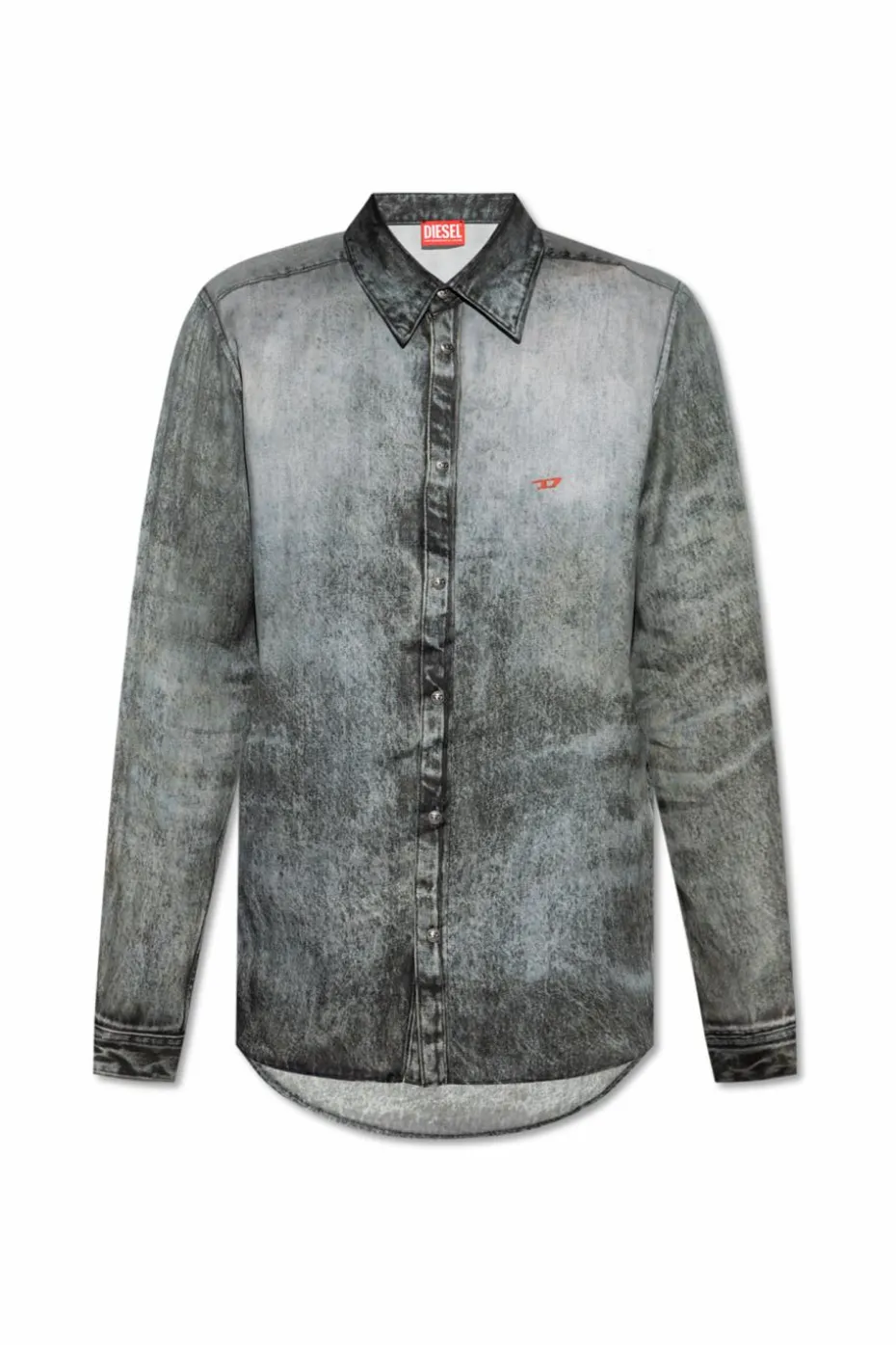 Diesel SZARY Koszula `S-SIMPLY-LKCT`