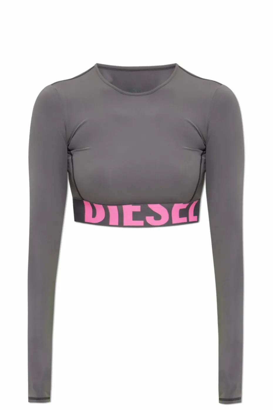 Diesel SZARY Krótki top `MELISSA-D-POP`