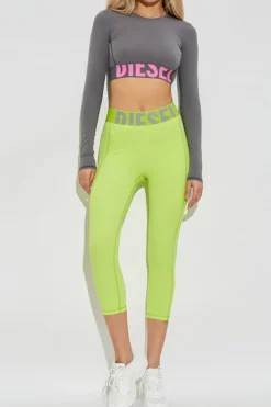 Diesel SZARY Krótki top `MELISSA-D-POP`
