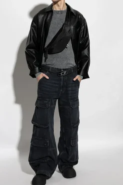 Diesel SZARY Sweter `K-MARTIN`