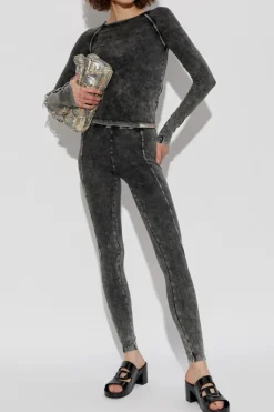 Diesel SZARY Top `ANNA-DNM`