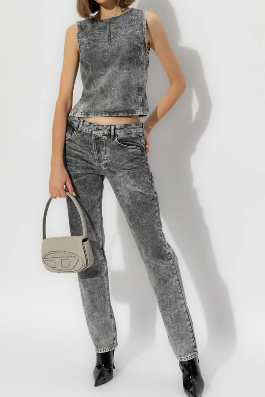 Diesel SZARY Top `DE-PINAR-S`