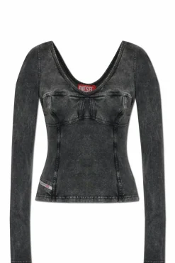 Diesel SZARY Top `T-ELIN`