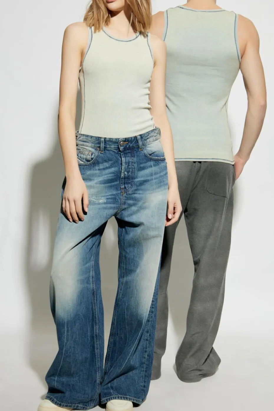 Diesel SZARY Top `T-GO-A`