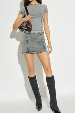 Diesel SZARY Top `T-LYNNE`